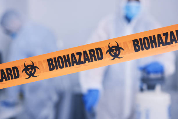 Professional Blood Cleanup technician working in Portage Des Sioux, MO
